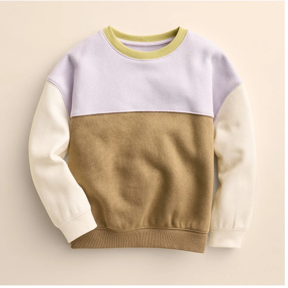 Baby Little Co. Colorblock Sweatshirt 6 months - Picture 1 of 3